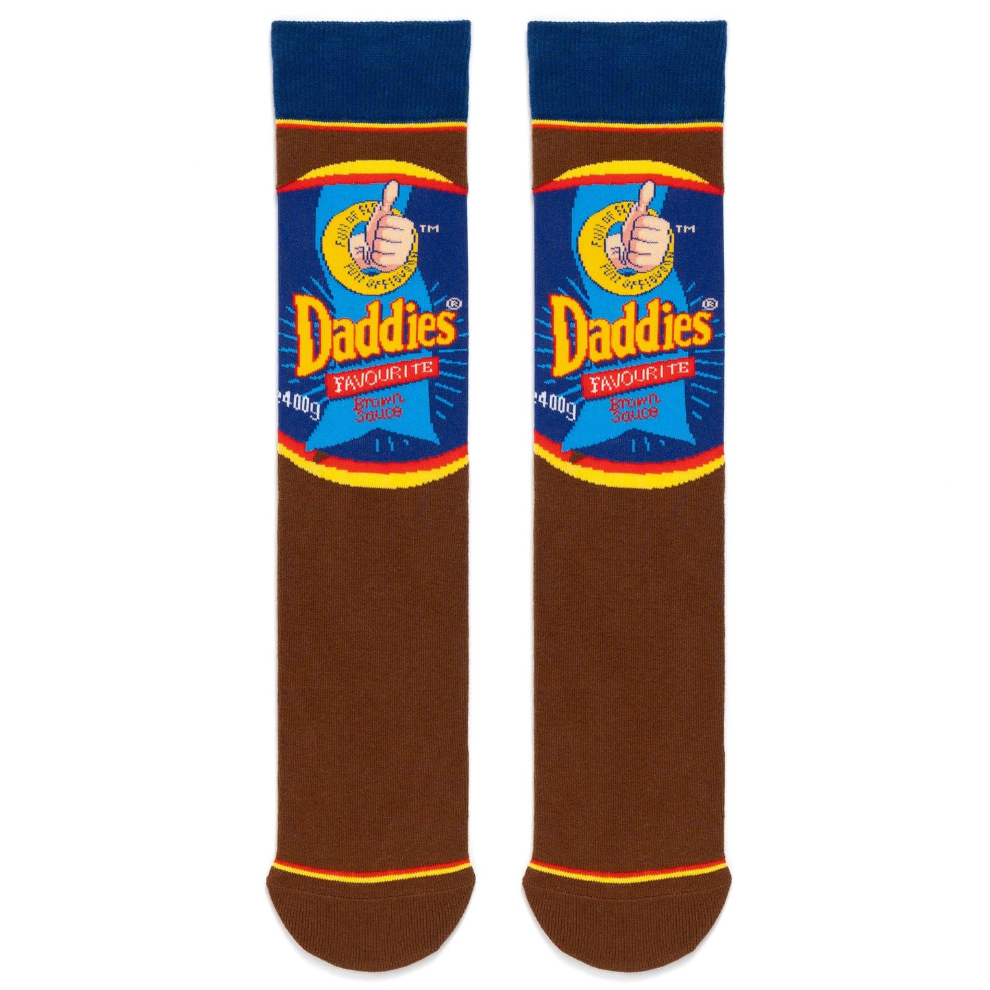 Daddies Brown Sauce Socks UK 8-11