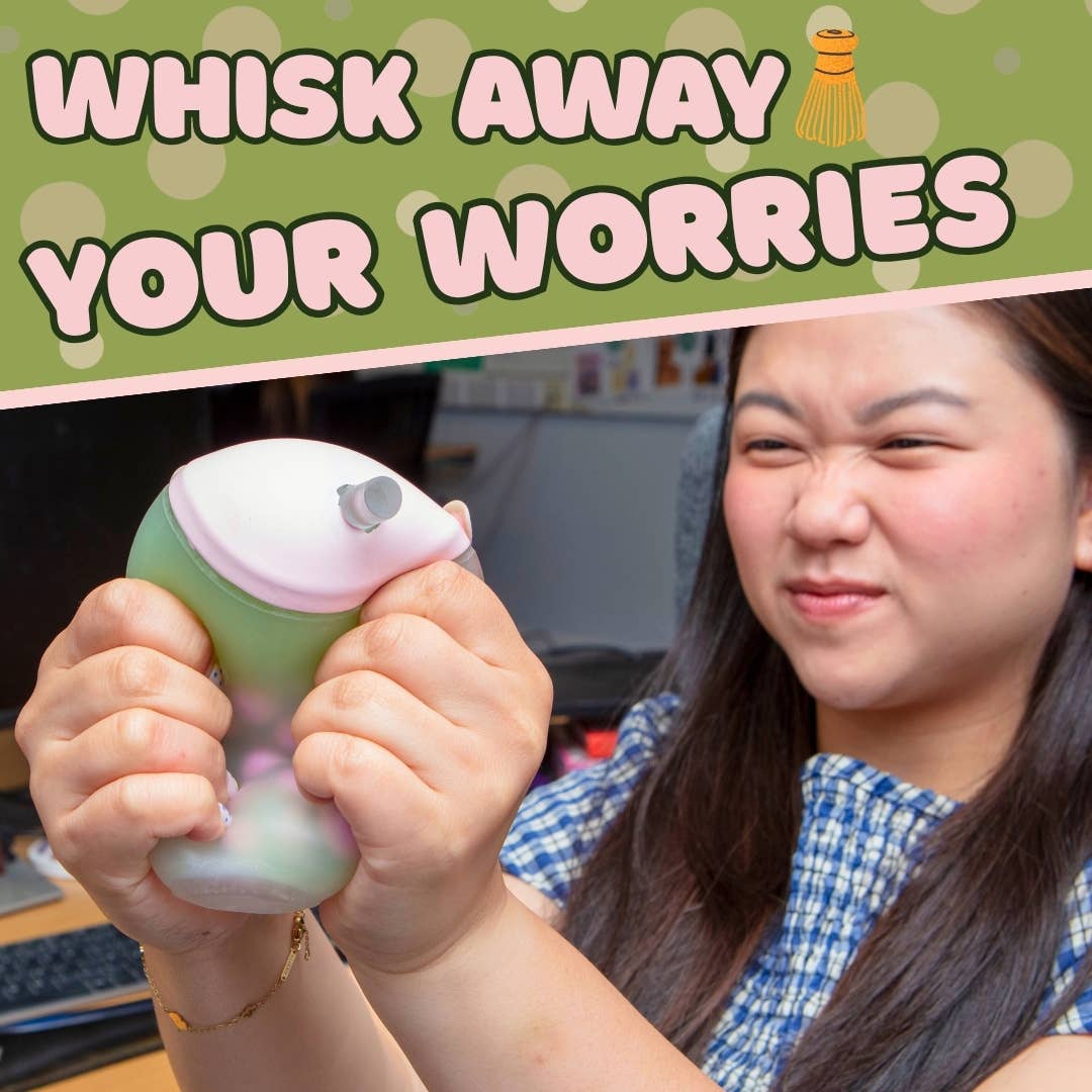 Squishy Matcha Boba Stress Toy