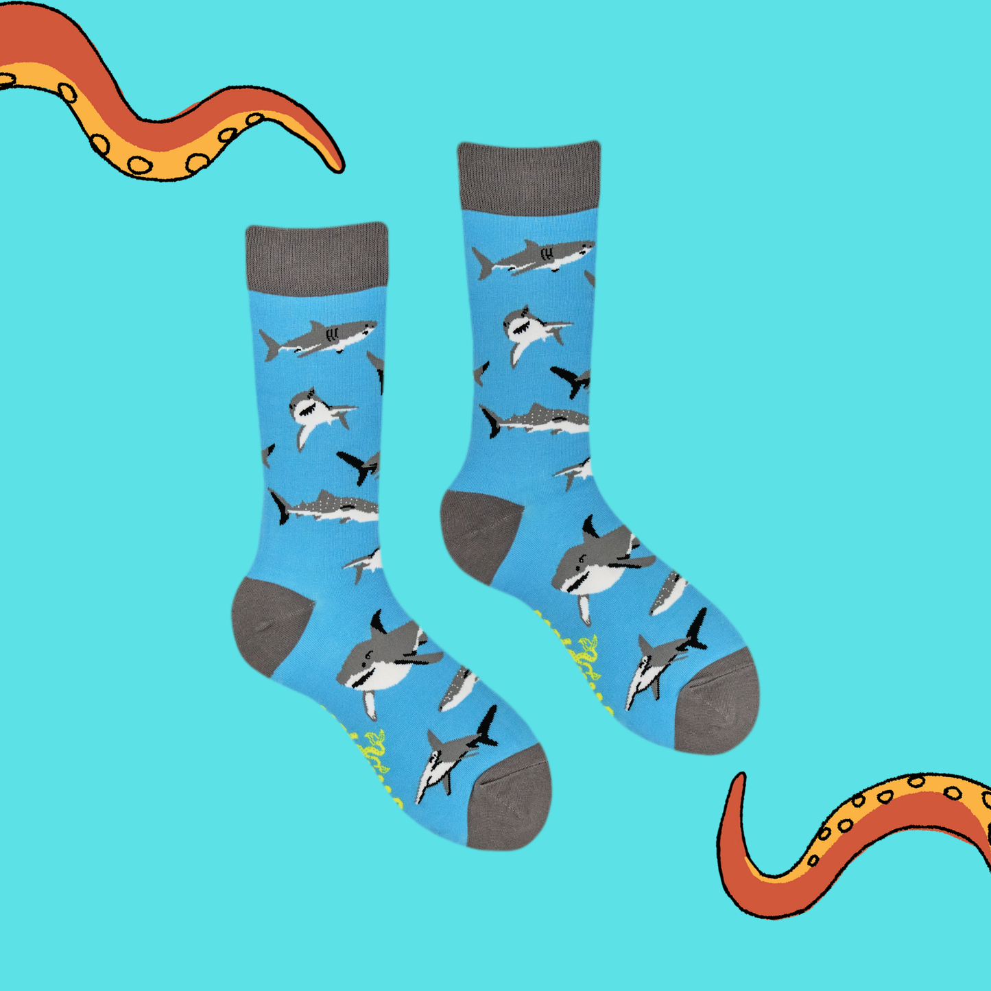 Shark Lover Bamboo Crew Socks
