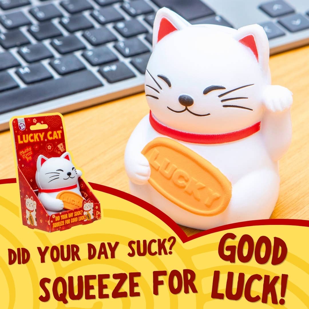 Squishy Lucky Cat Japanese Stress Toy