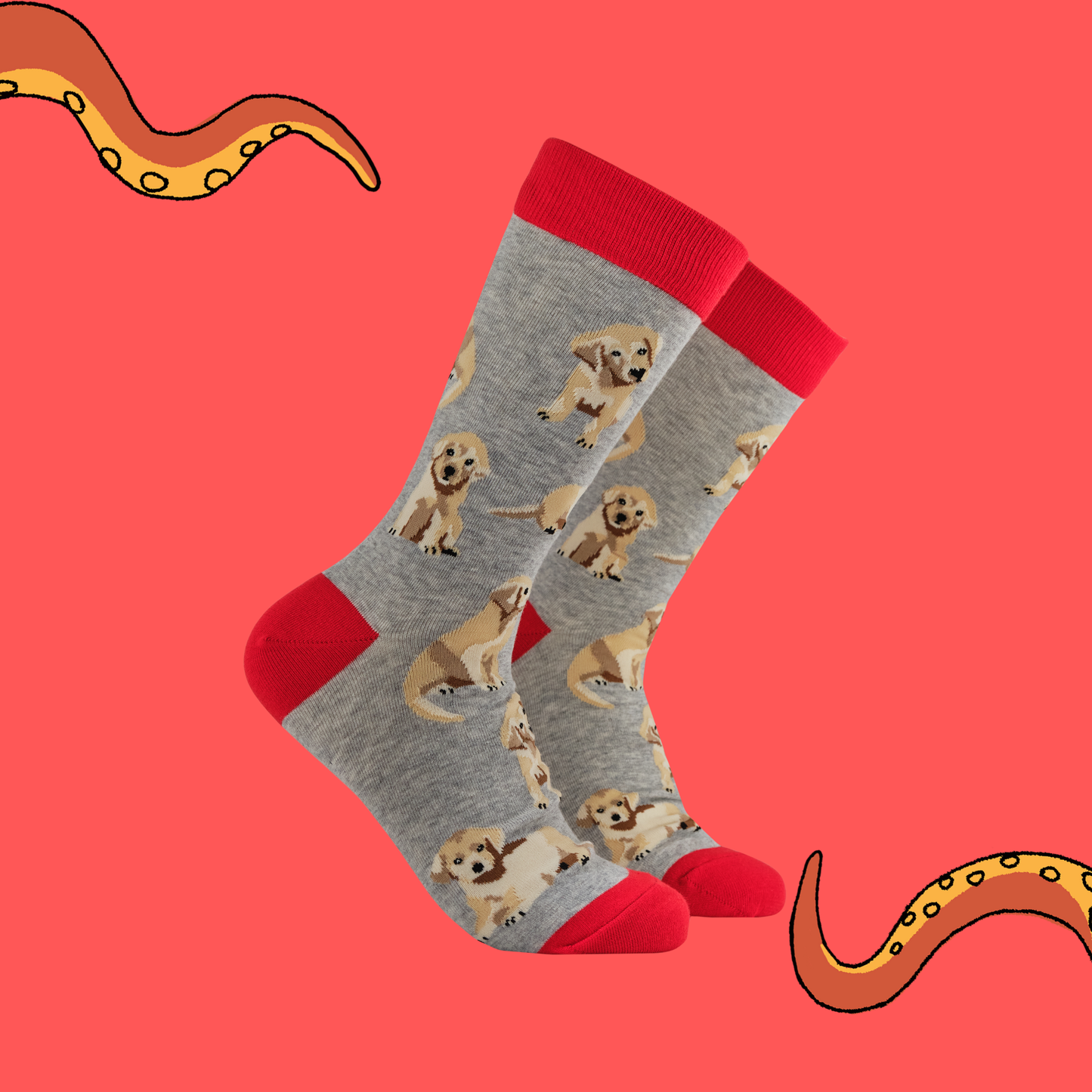 Puppy Love Crew Socks