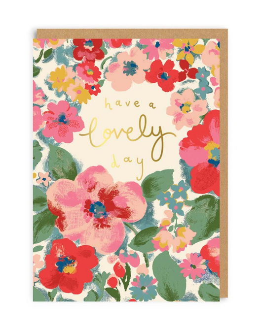Lovely Day Birthday Greeting Card