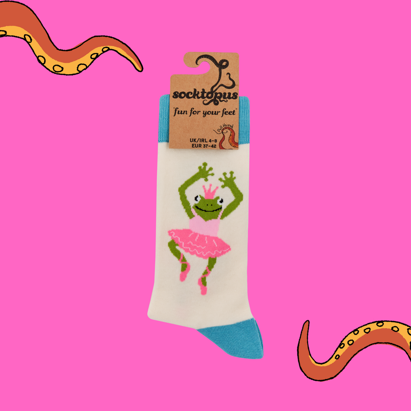 Leapfrog Ballerina Frog Crew Socks