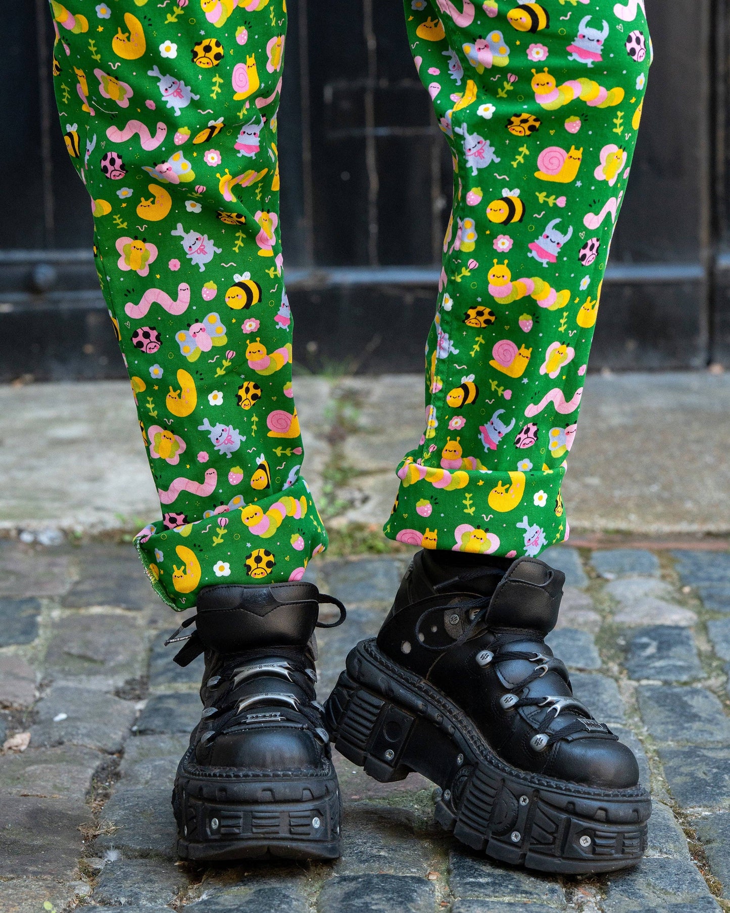 Bugs Stretch Dungarees by Rebel Romance x Dipstick Store
