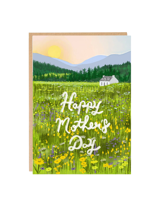 Happy Mother's Day Summer Meadow Greeting Card