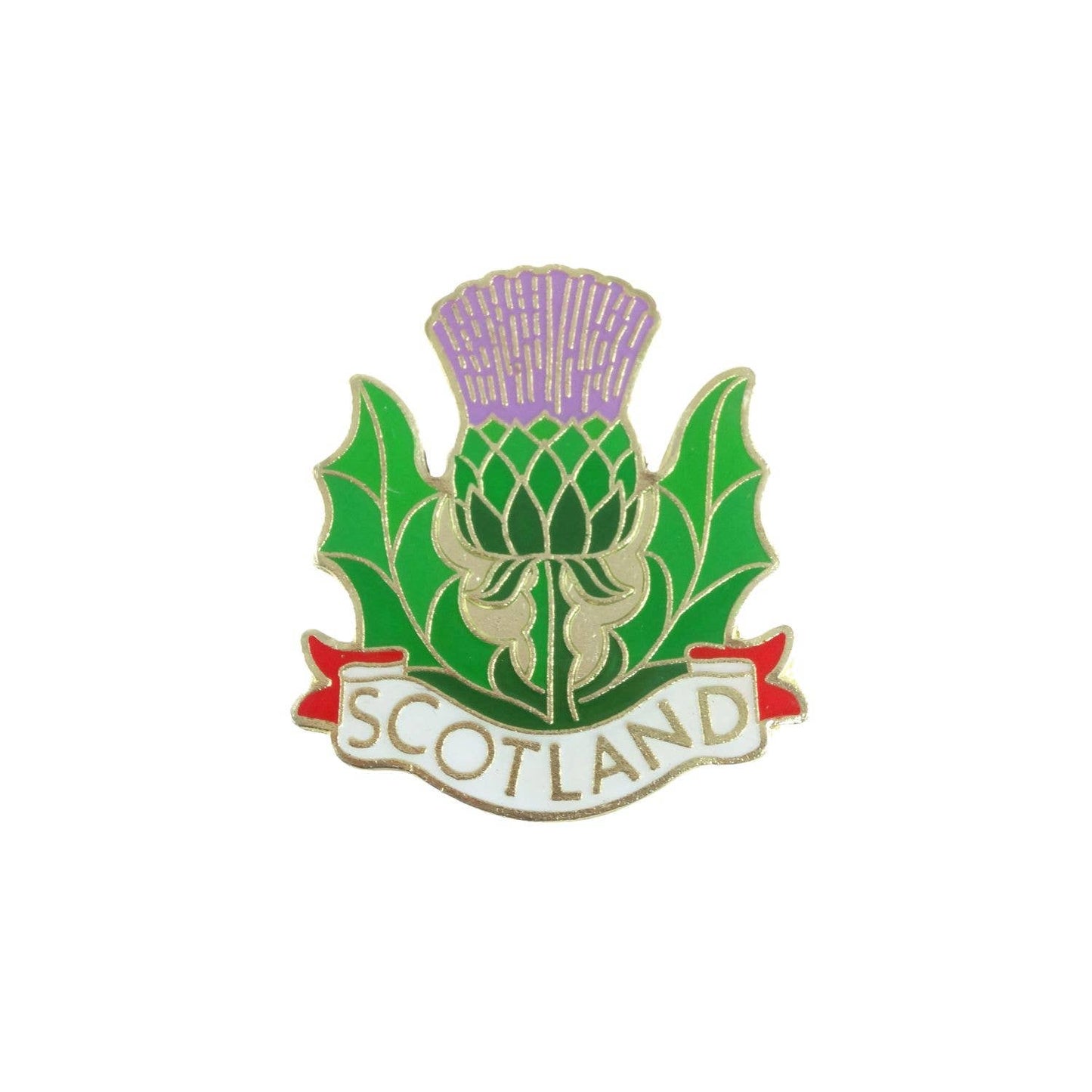 Thistle Enamel Pin Badge