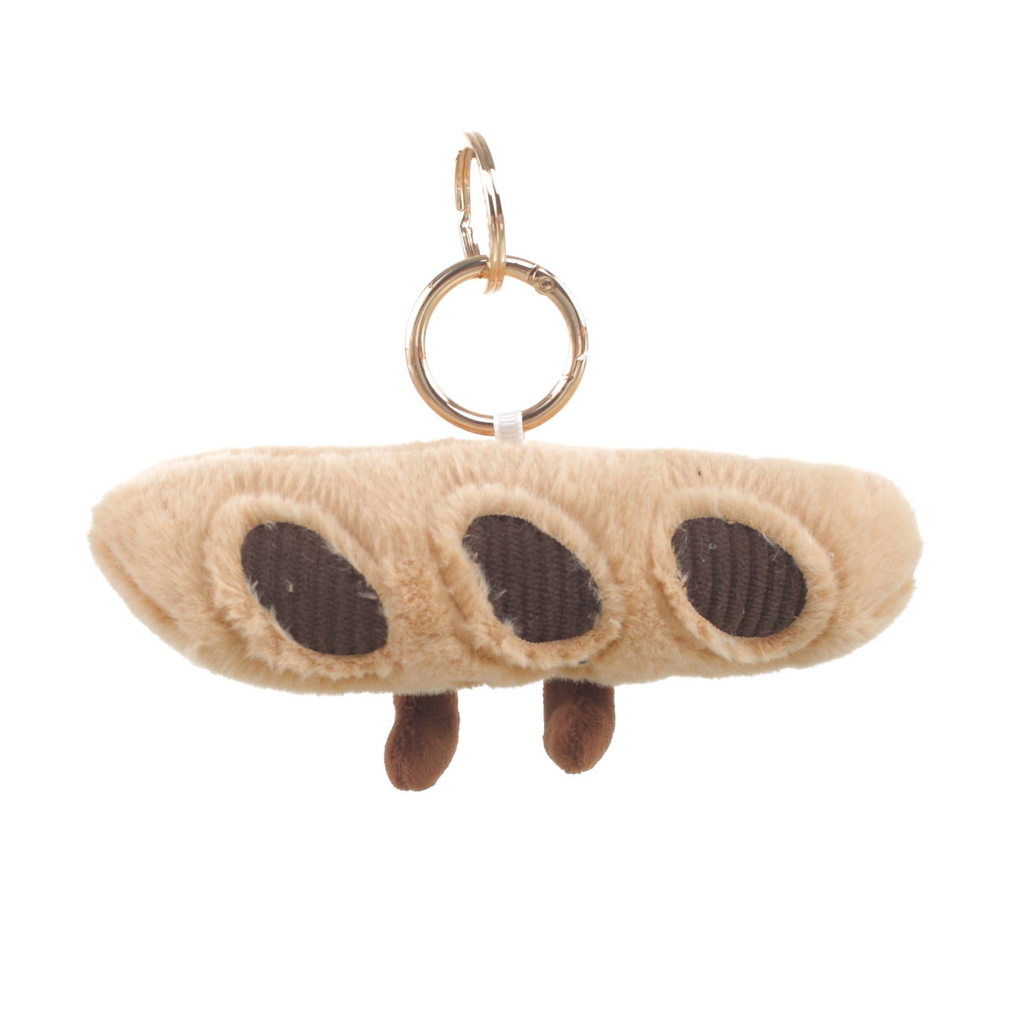 Plush French Baguette Bag Charm