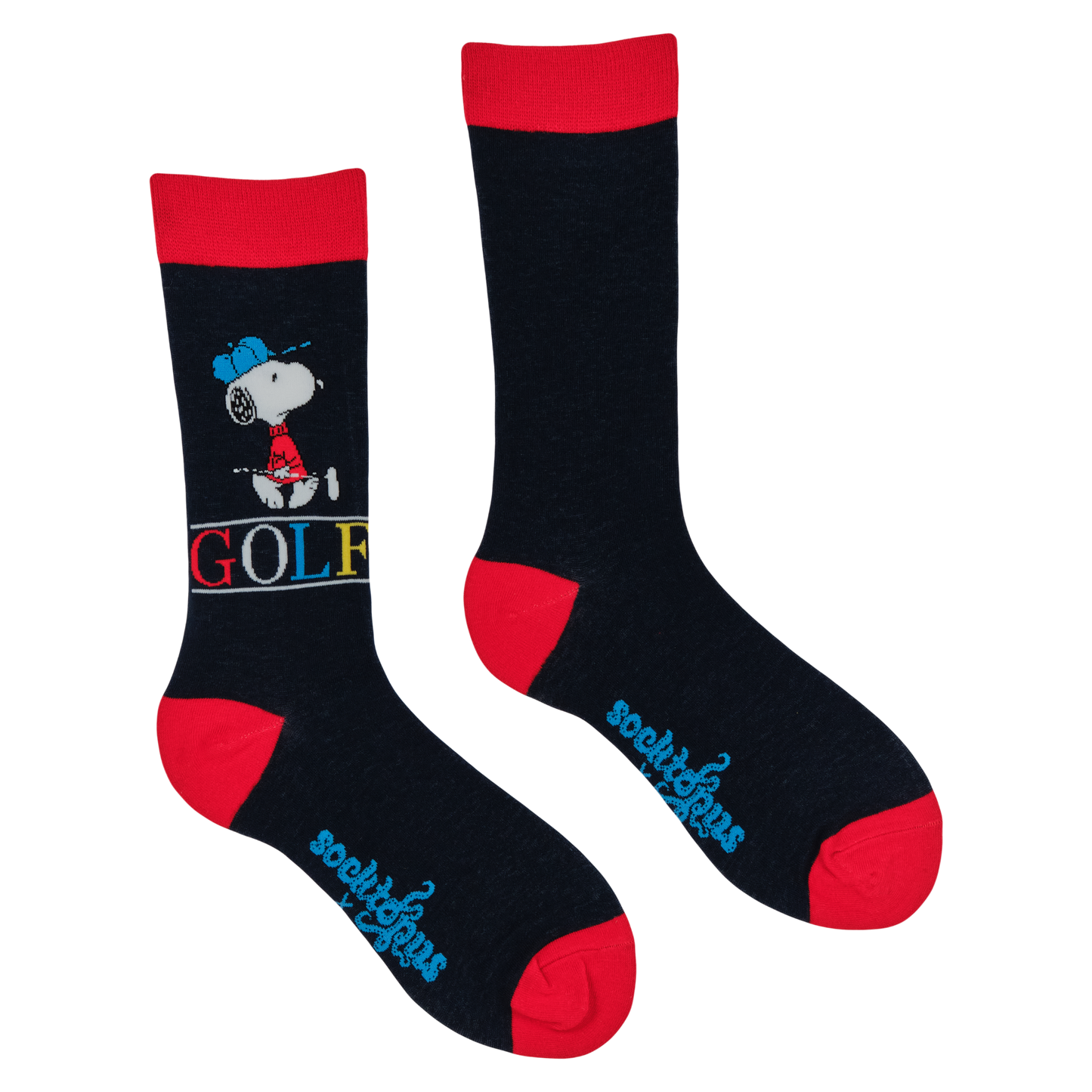 Golf Snoopy Peanuts Crew Socks