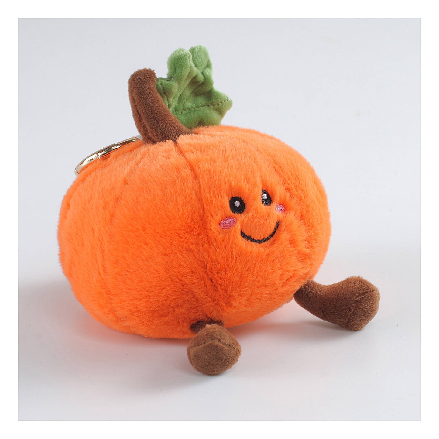 Plush Pumpkin Bag Charm
