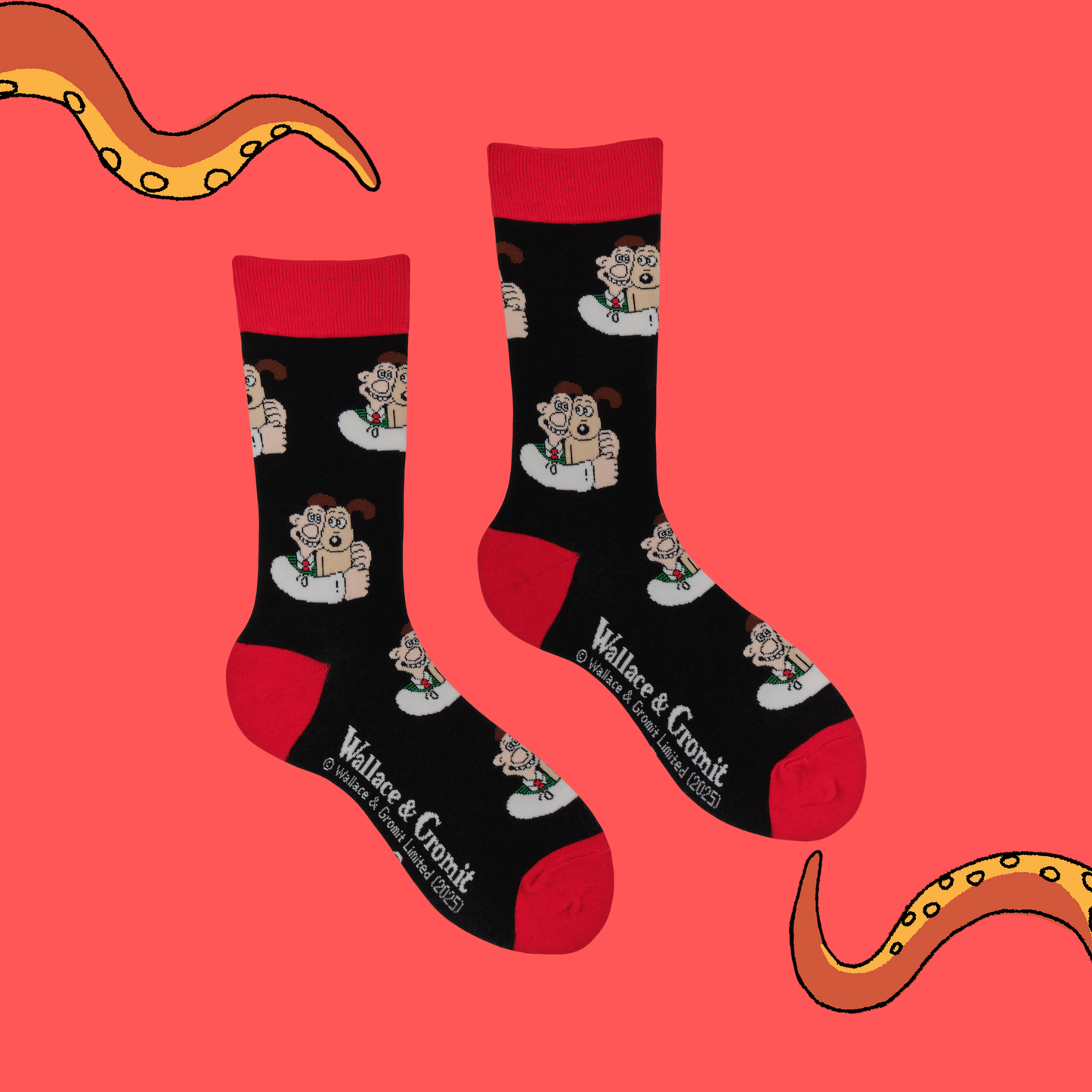 Wallace & Gromit Crew Socks