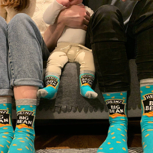 Heinz Baked Beans 'Baby Bean' Baby Socks 0 to 6 Months
