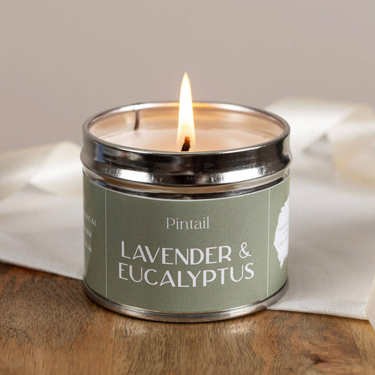 Lavender & Eucalyptus Classic Tin Candle