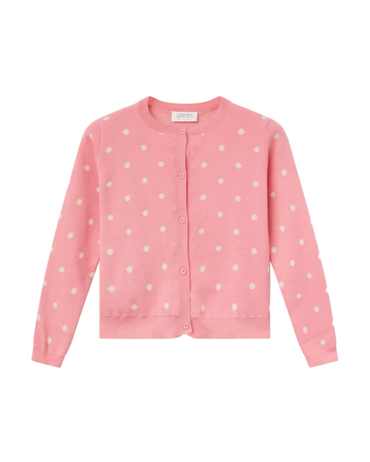 Pink Polka Dot Cardigan by Compania Fantastica