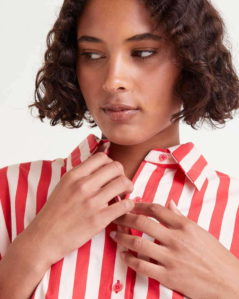 Cheesecake Red Stripe Shirt