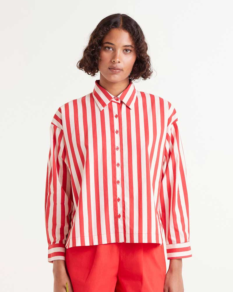 Cheesecake Red Stripe Shirt