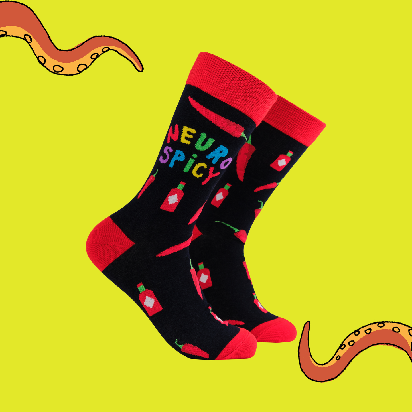 Neuro Spicy Crew Socks