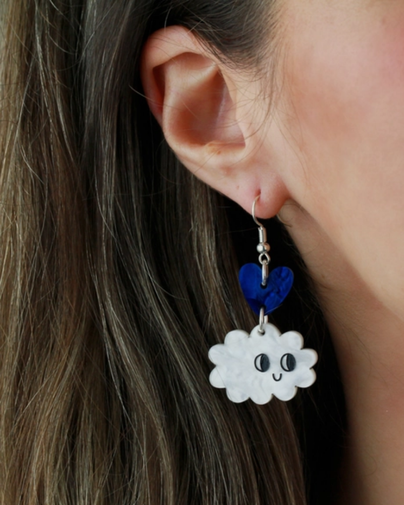 Dooderly Cloud Drop Earrings