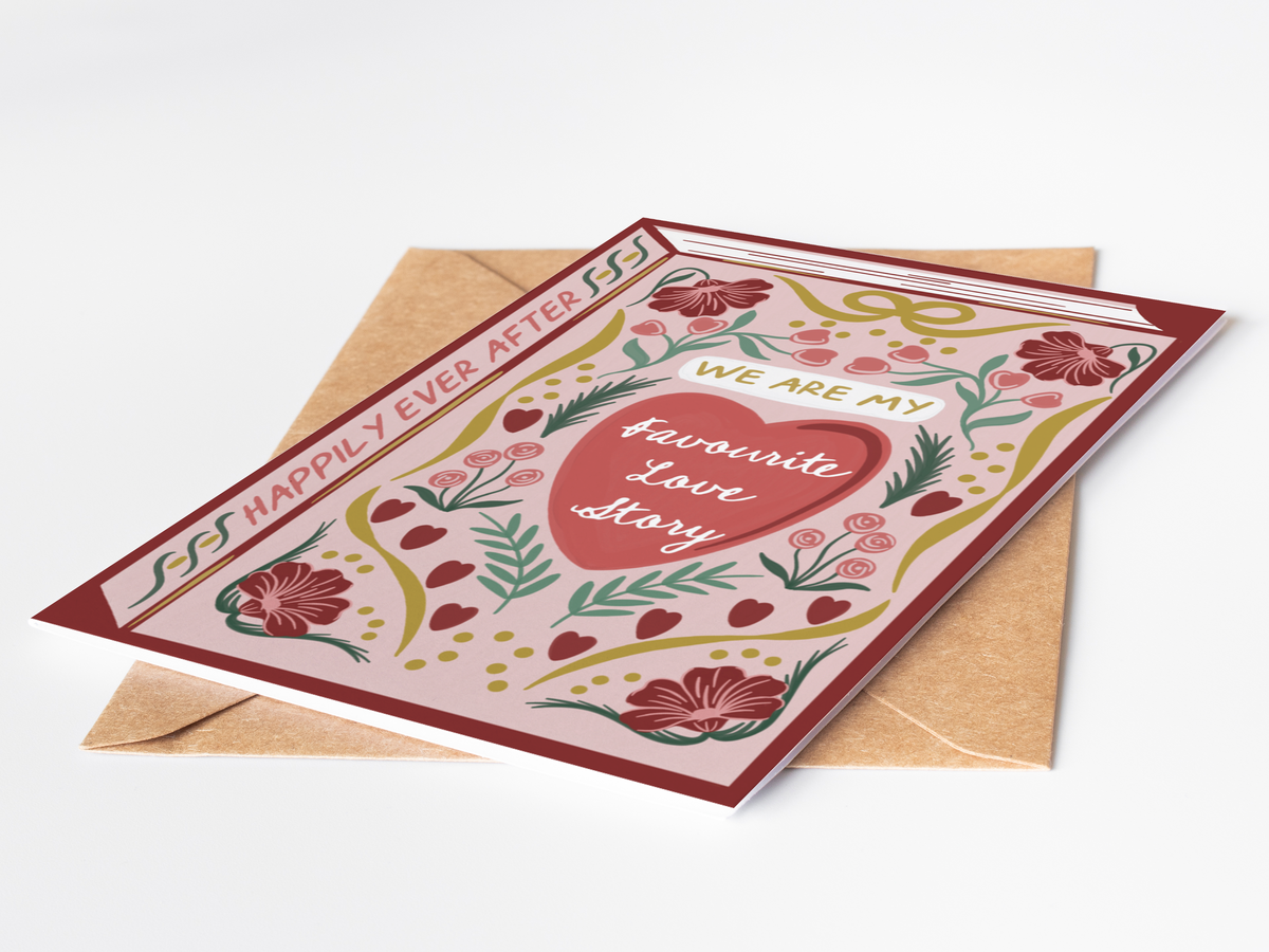 Bookish Favourite Love Story Card