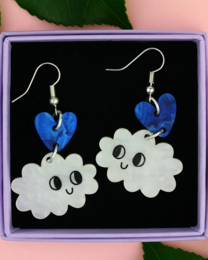Dooderly Cloud Drop Earrings