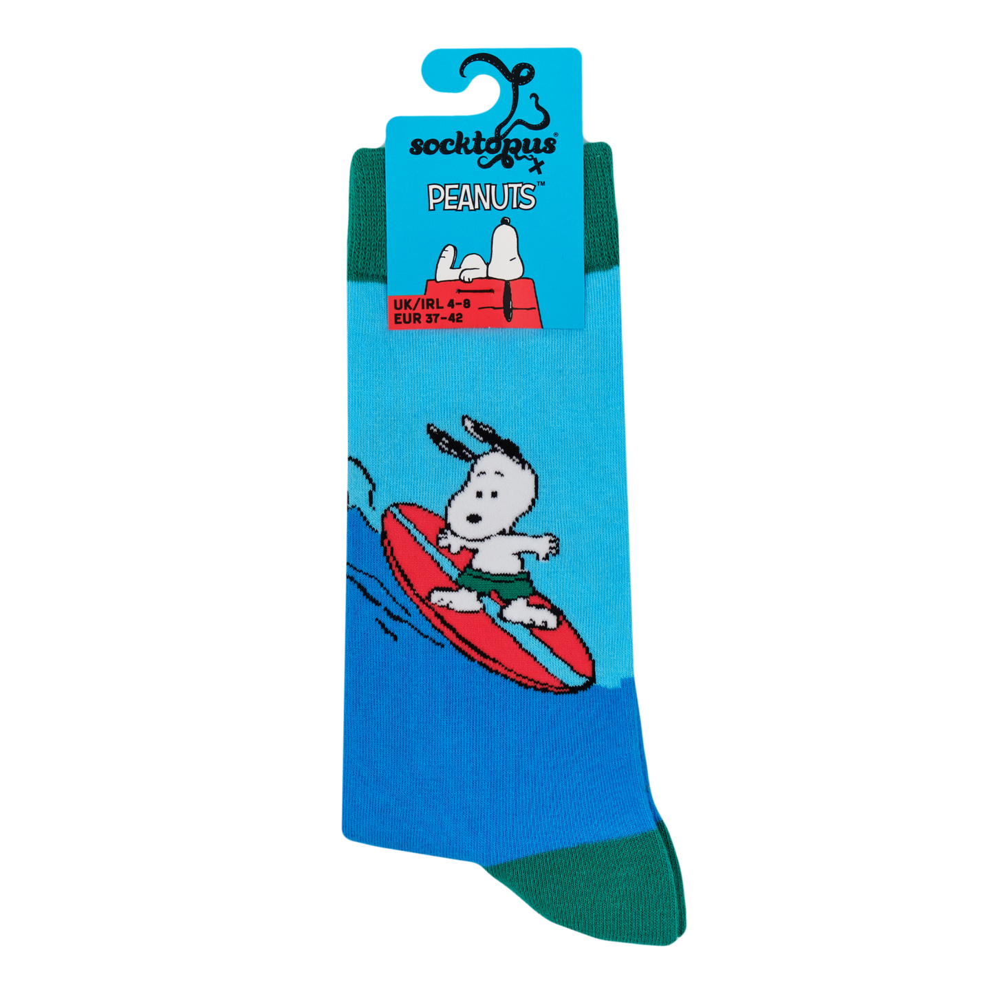 Surf's Up Snoopy Crew Socks