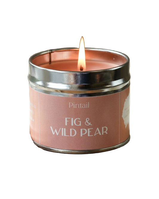 Fig and Wild Pear Classic Tin Candle