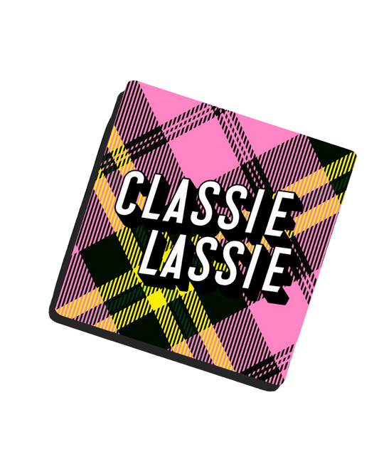 Classie Lassie Tartan Coaster