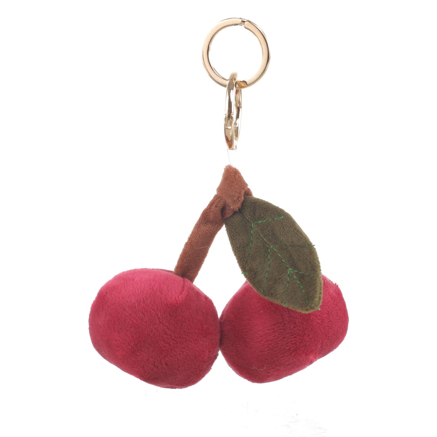 Plush Cherry Bag Charm