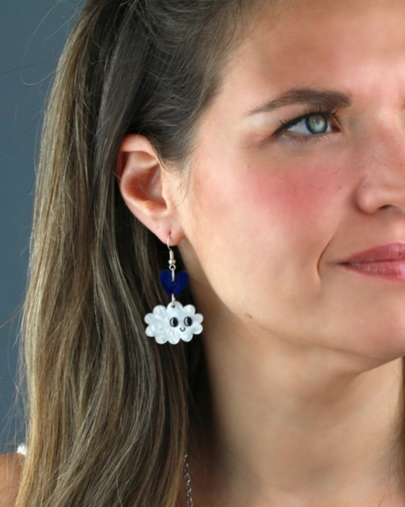 Dooderly Cloud Drop Earrings