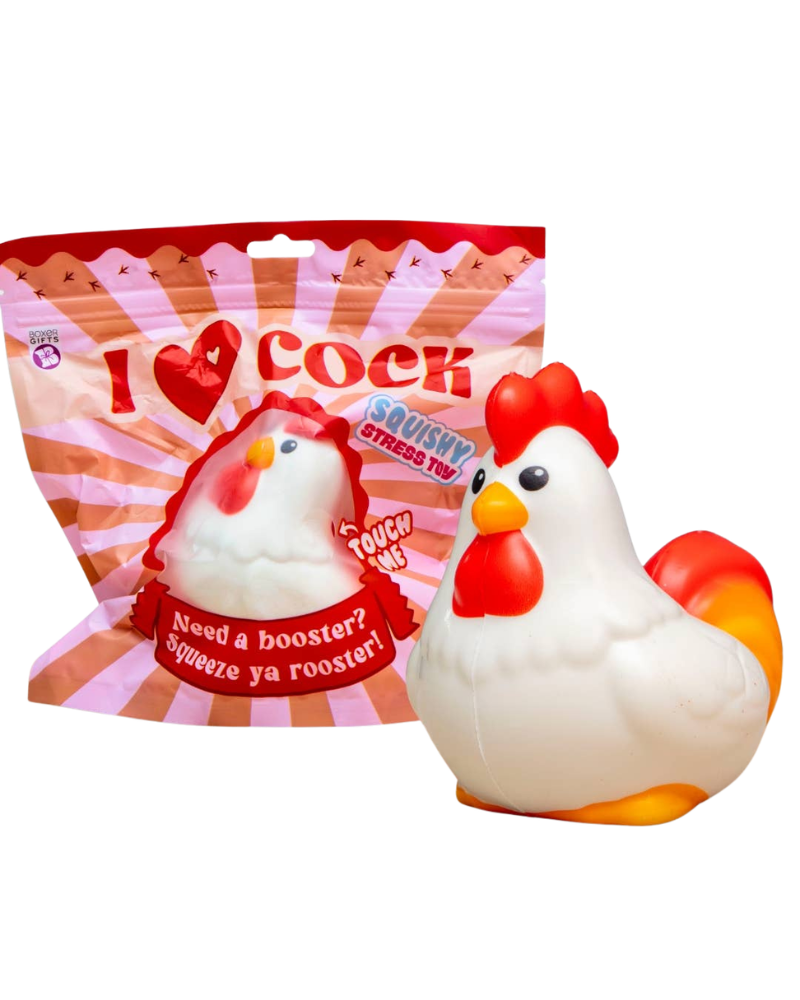 Squishy I Love Cock Cockerel Stress Toy