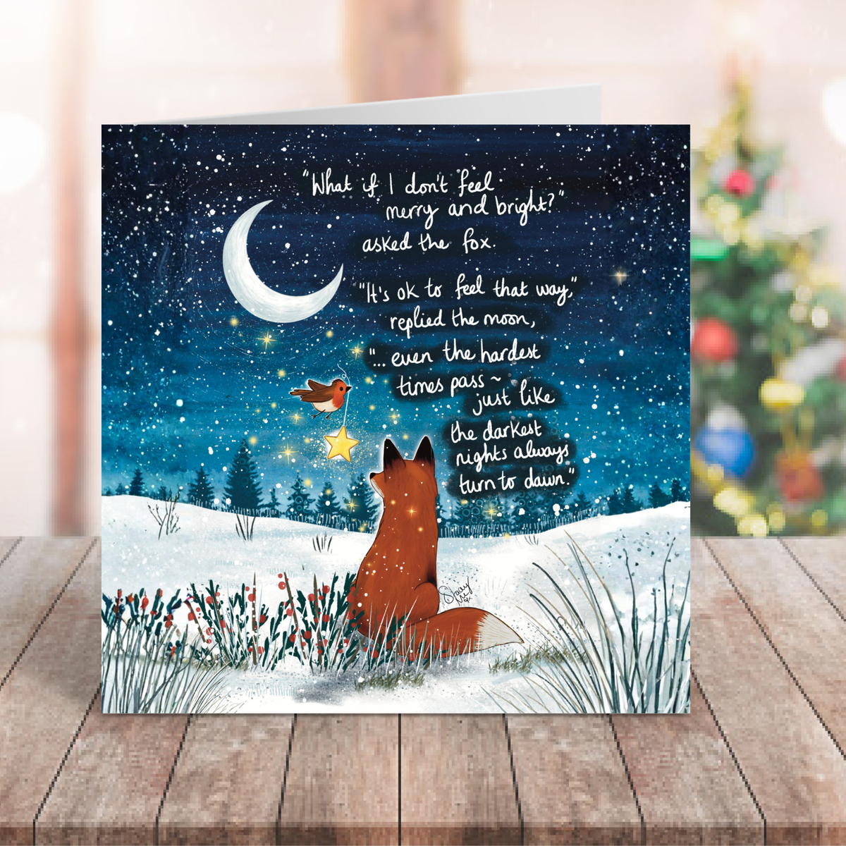 Darkest Nights Christmas Card