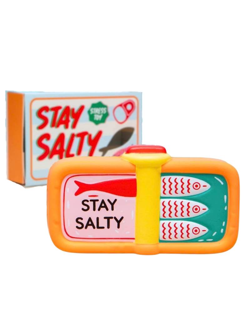 Squishy Stay Salty Sardine Stress Toy
