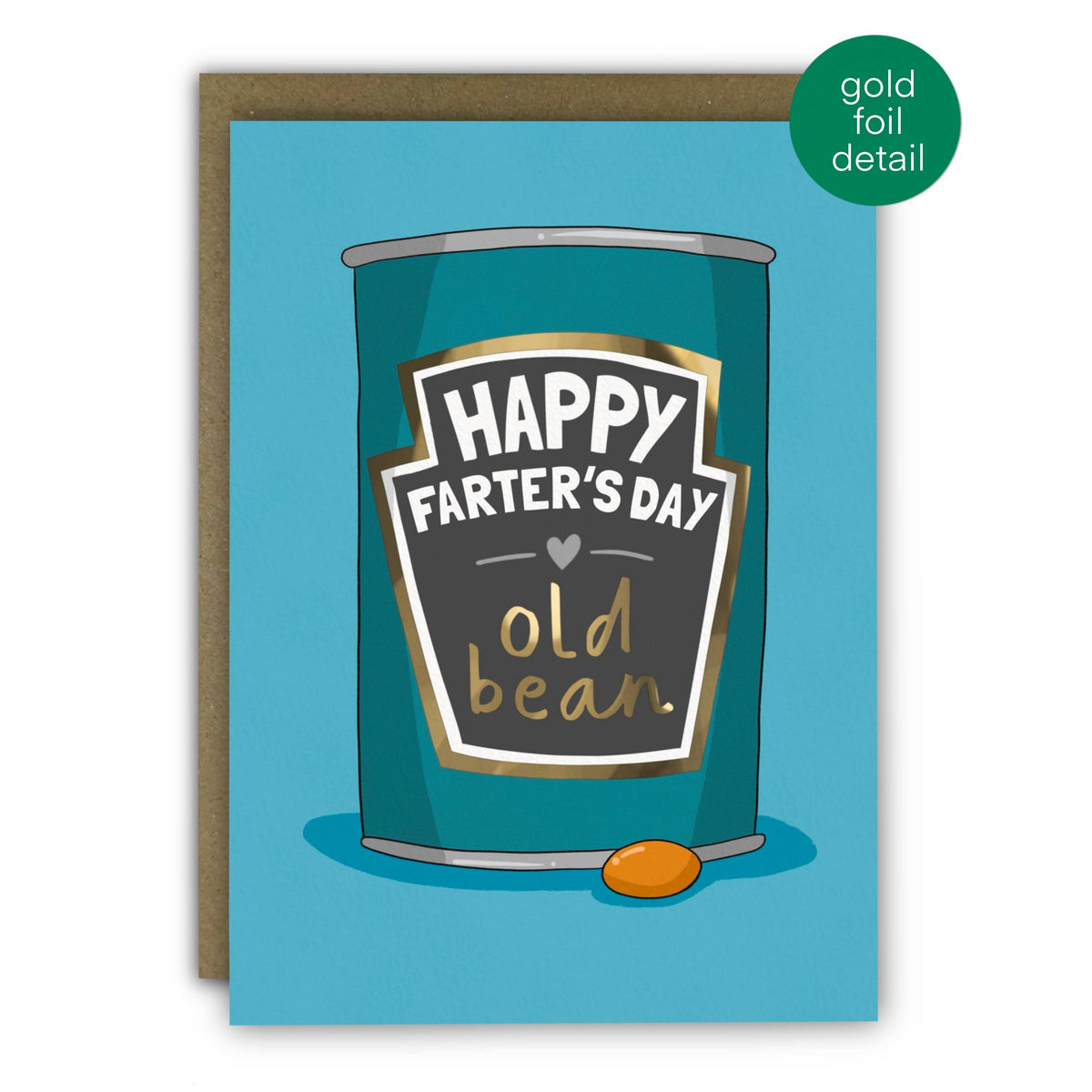 Happy Farter’s Day Baked Bean Greeting Card