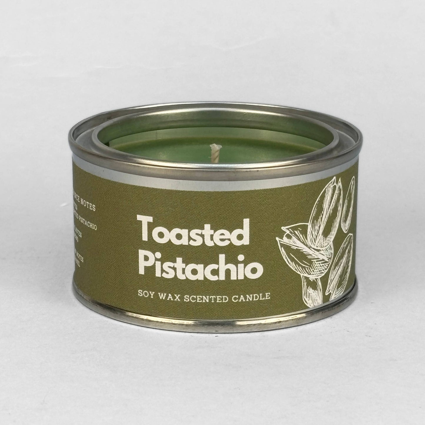 Toasted Pistachio Paint Tin Candle