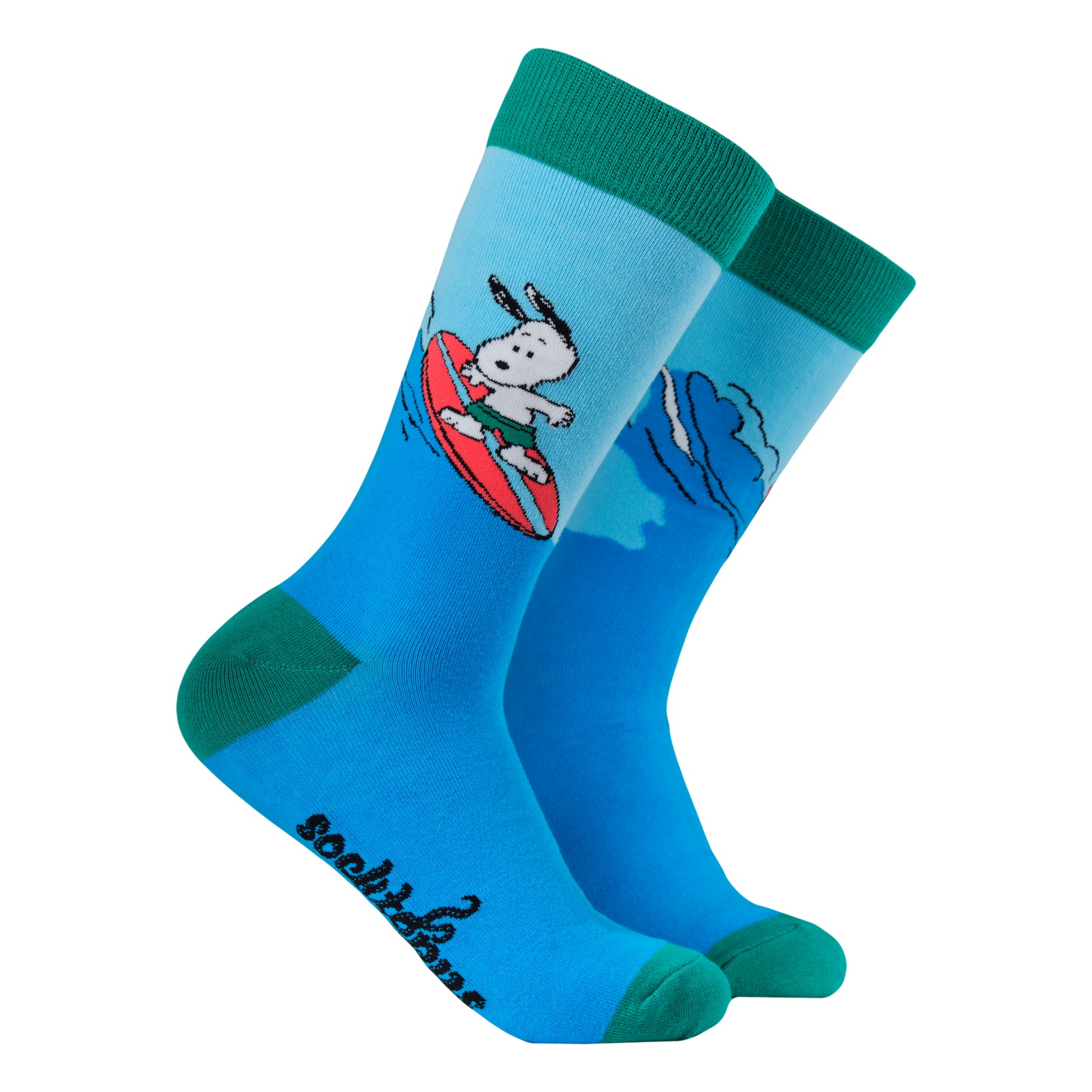 Surf's Up Snoopy Crew Socks