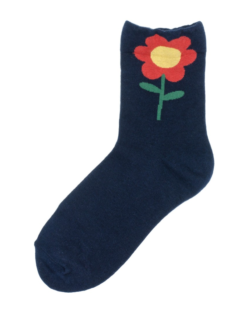 Big Flower Unisex Ankle Socks Assorted