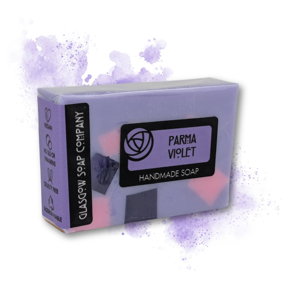 Parma Violet Scented Glasgow Soap Bar