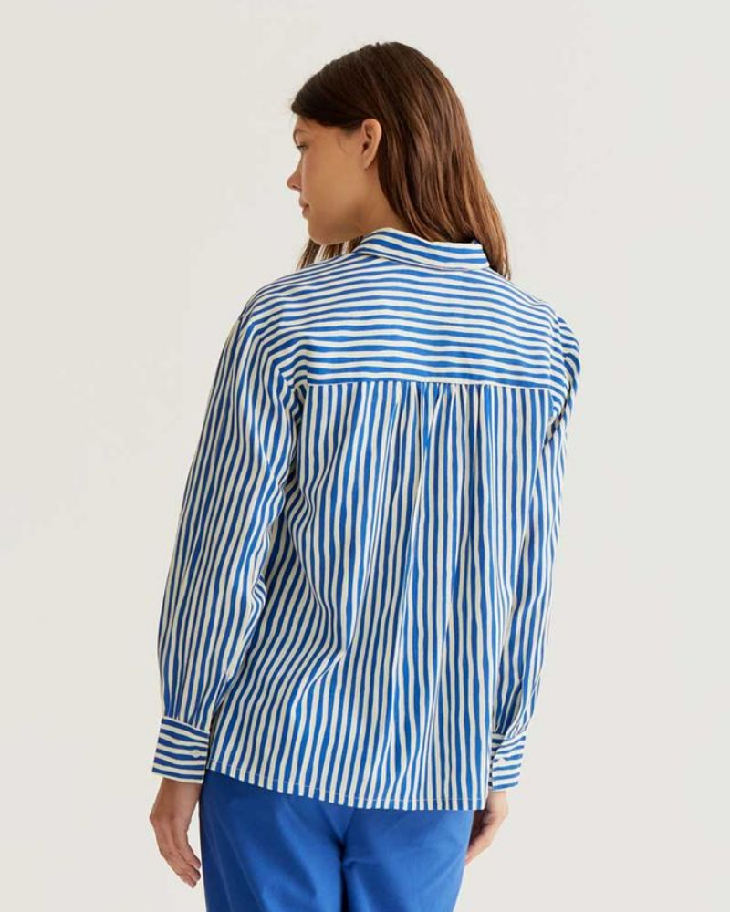 Blue Stripe Shirt by Compania Fantastica
