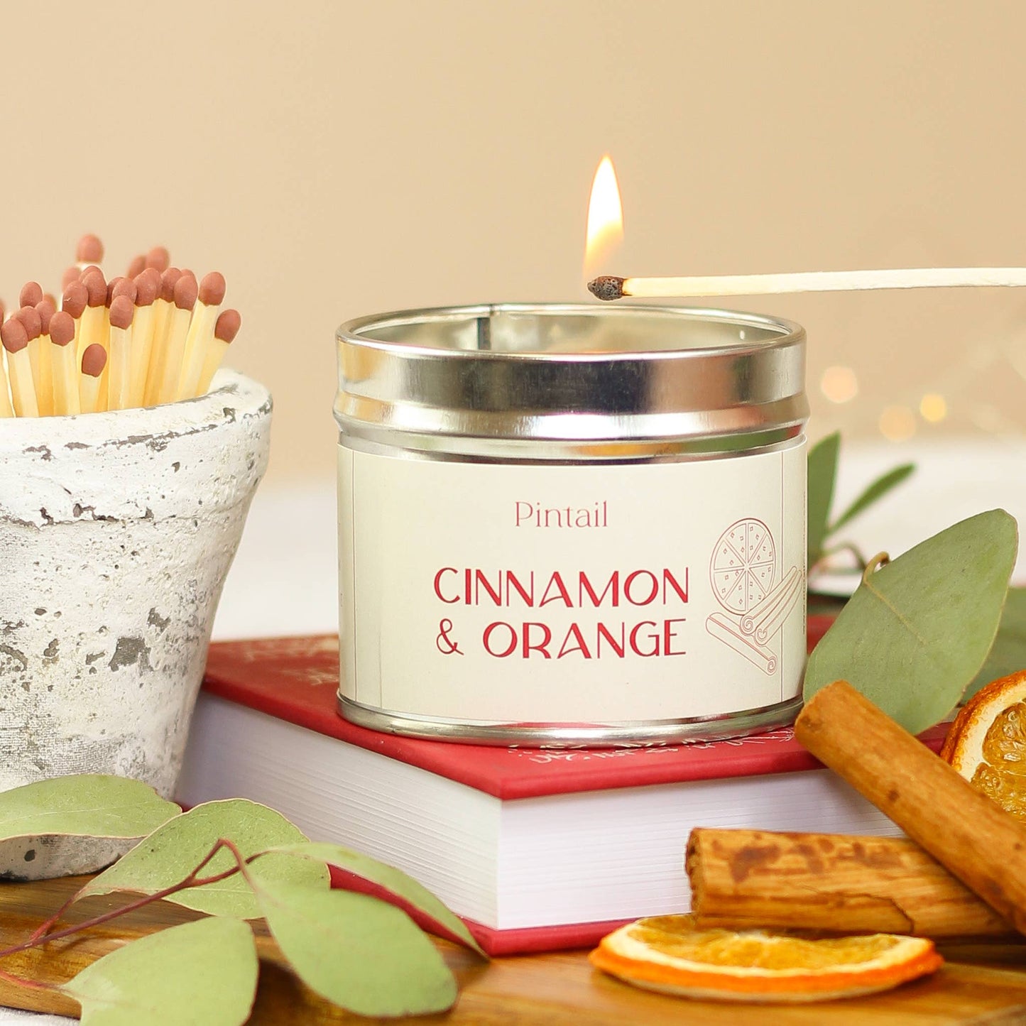 Cinnamon & Orange Classic Tin Candle