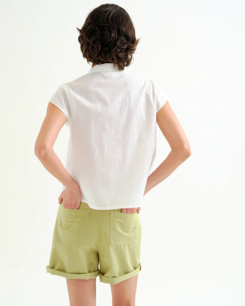 100% Cotton Lobster Embroidery Shirt by Compania Fantastica