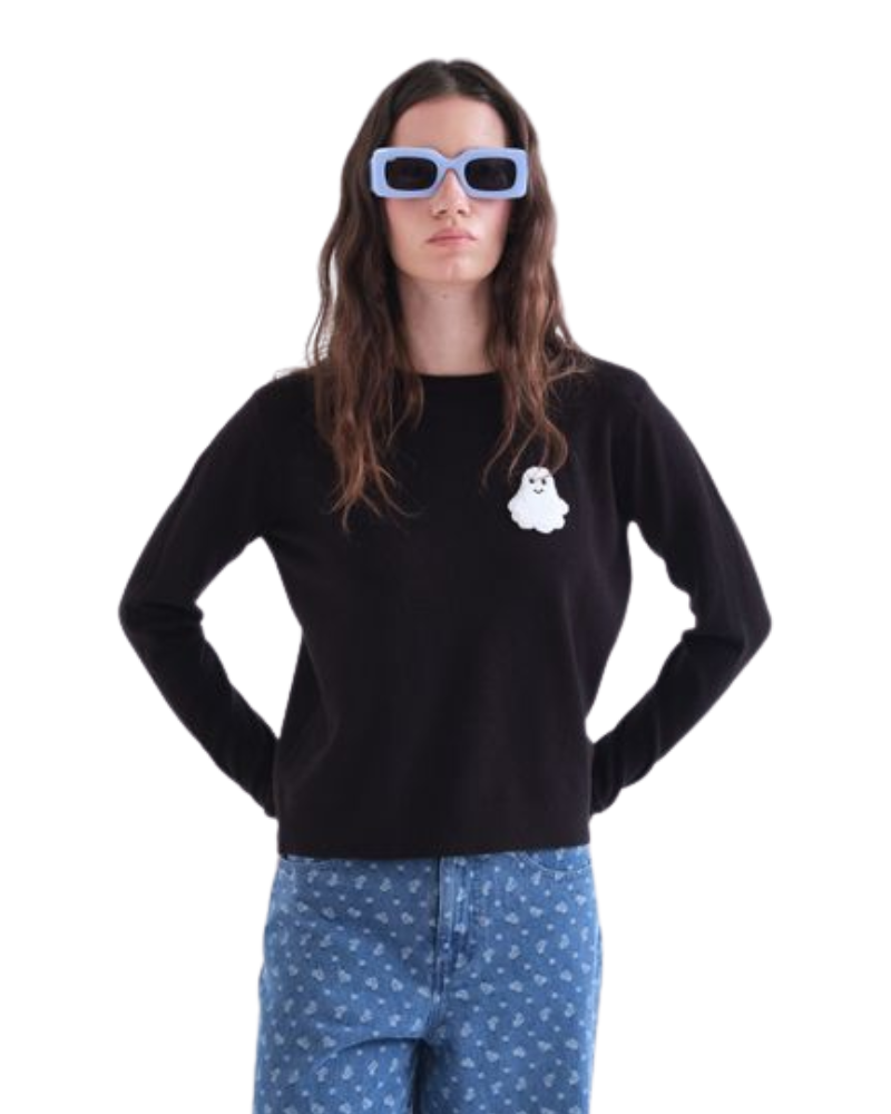 Ghost Boucle Jumper in Black Compania Fantastica
