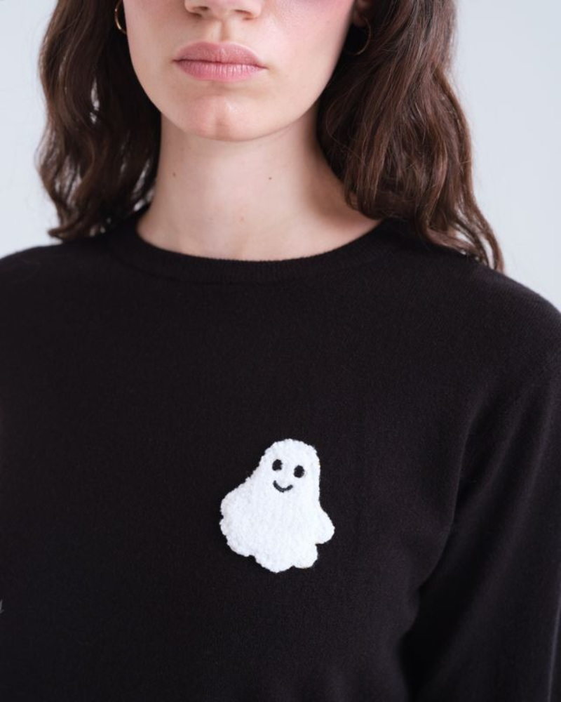 Ghost Boucle Jumper in Black Compania Fantastica