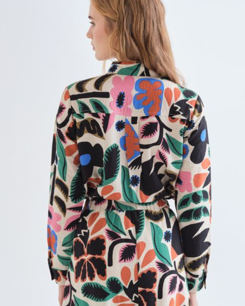 Neo Floral Print Shirt Compania Fantastica