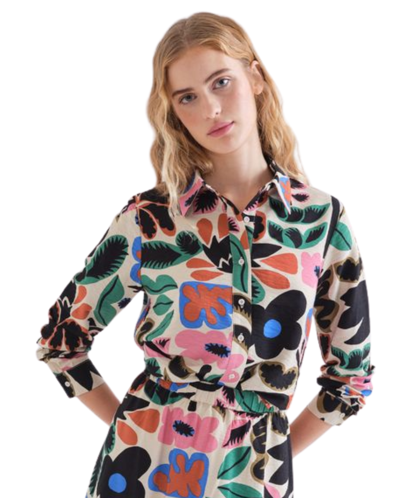 Neo Floral Print Shirt Compania Fantastica