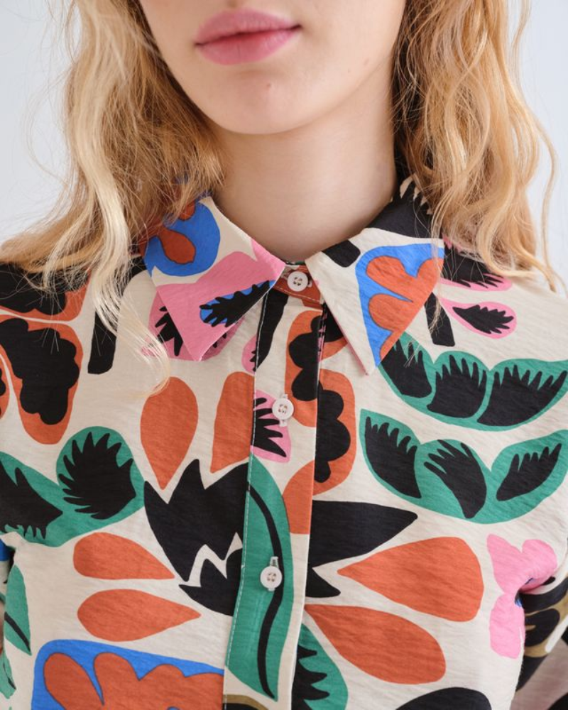 Neo Floral Print Shirt Compania Fantastica