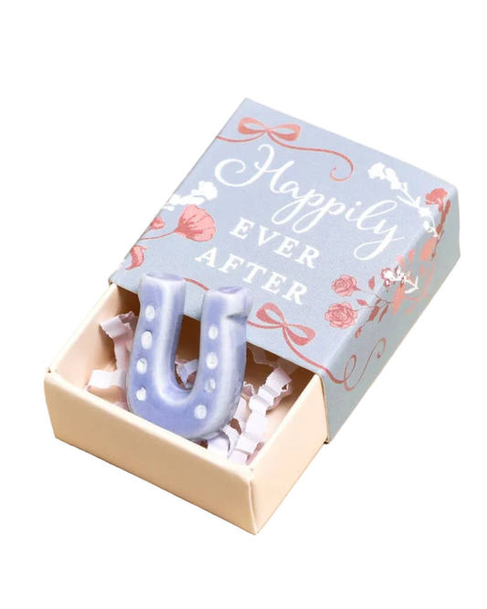 Tiny Matchbox Ceramic Tokens: Horseshoe