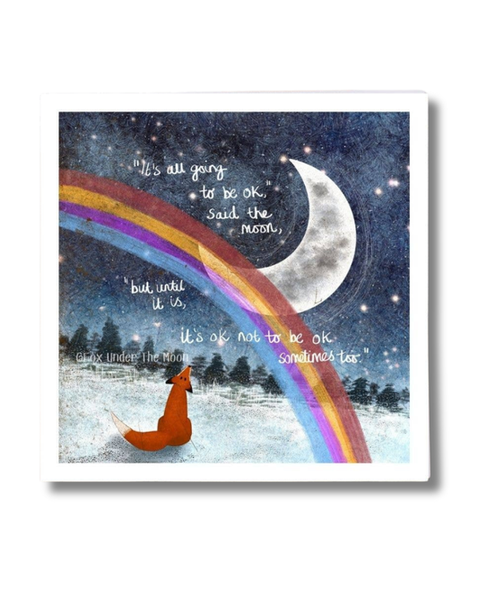 It’s OK Not To Be OK Encouragement Greeting Card