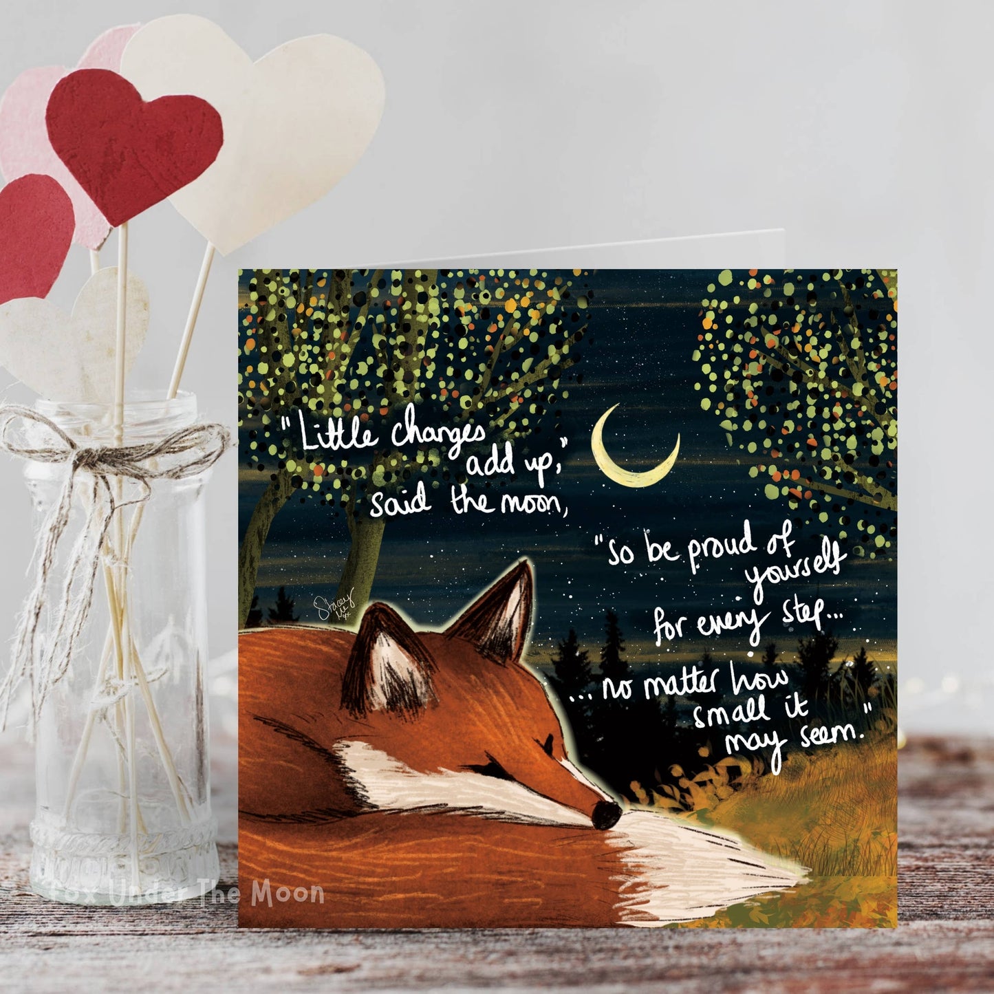 'Little Changes' Motivational Greeting Card
