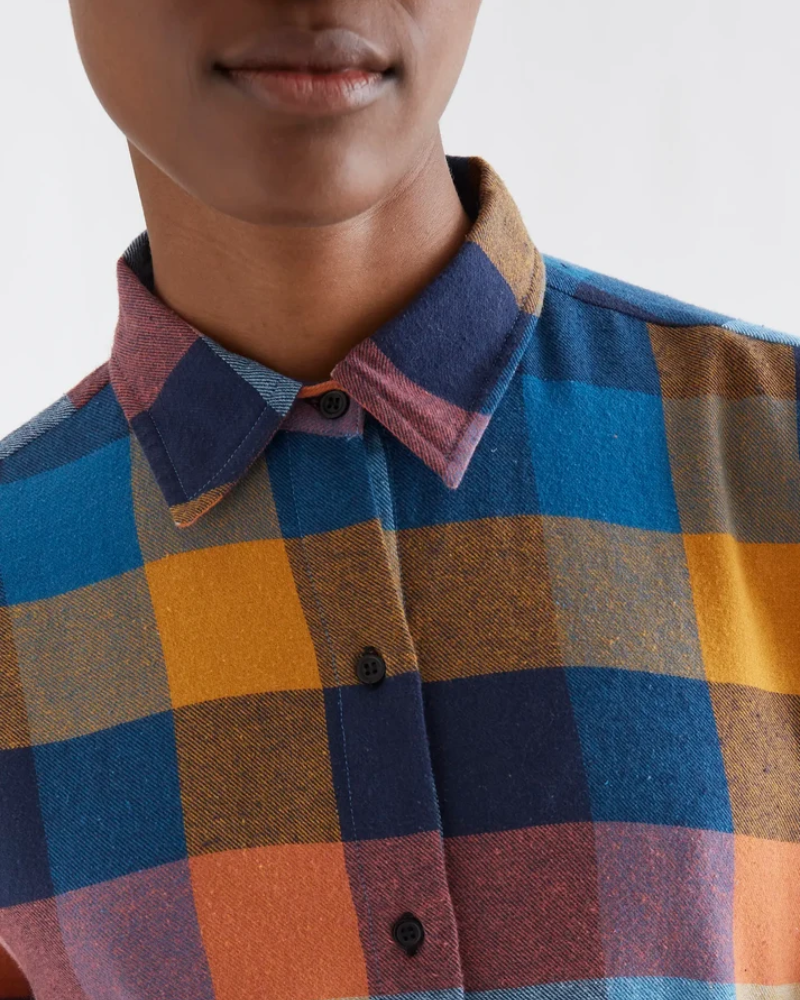 Autumn Colours Plaid Checked Shirt Compania Fantastica