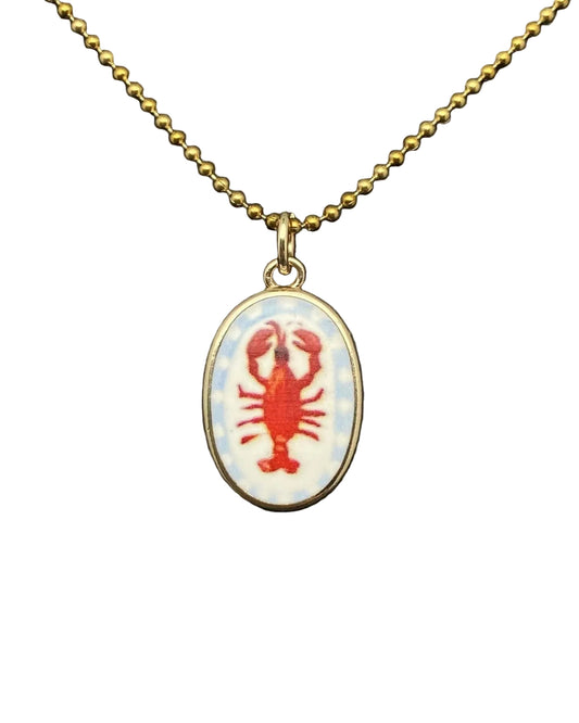 Lobster 18K Gold Plated Necklace