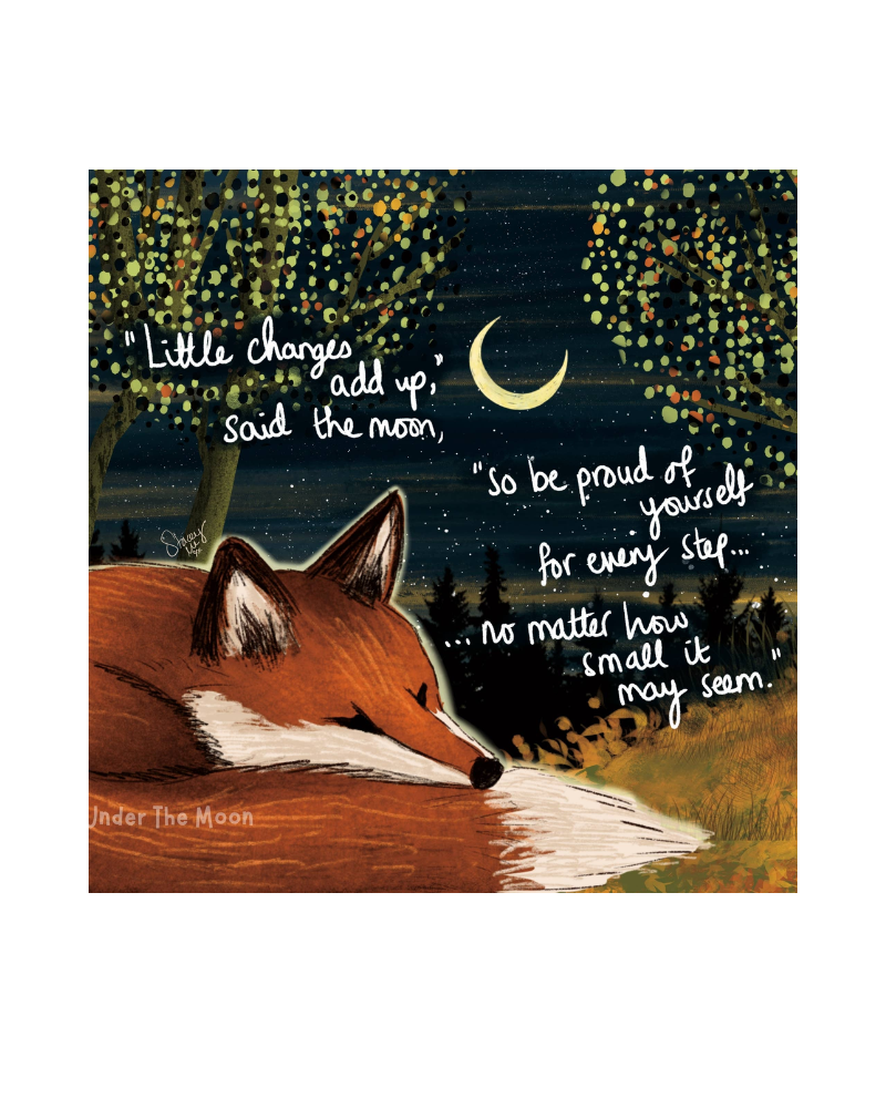 'Little Changes' Motivational Greeting Card